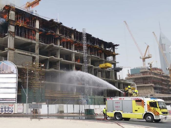 Construction Fire Safety Precautions by DDA Dubai